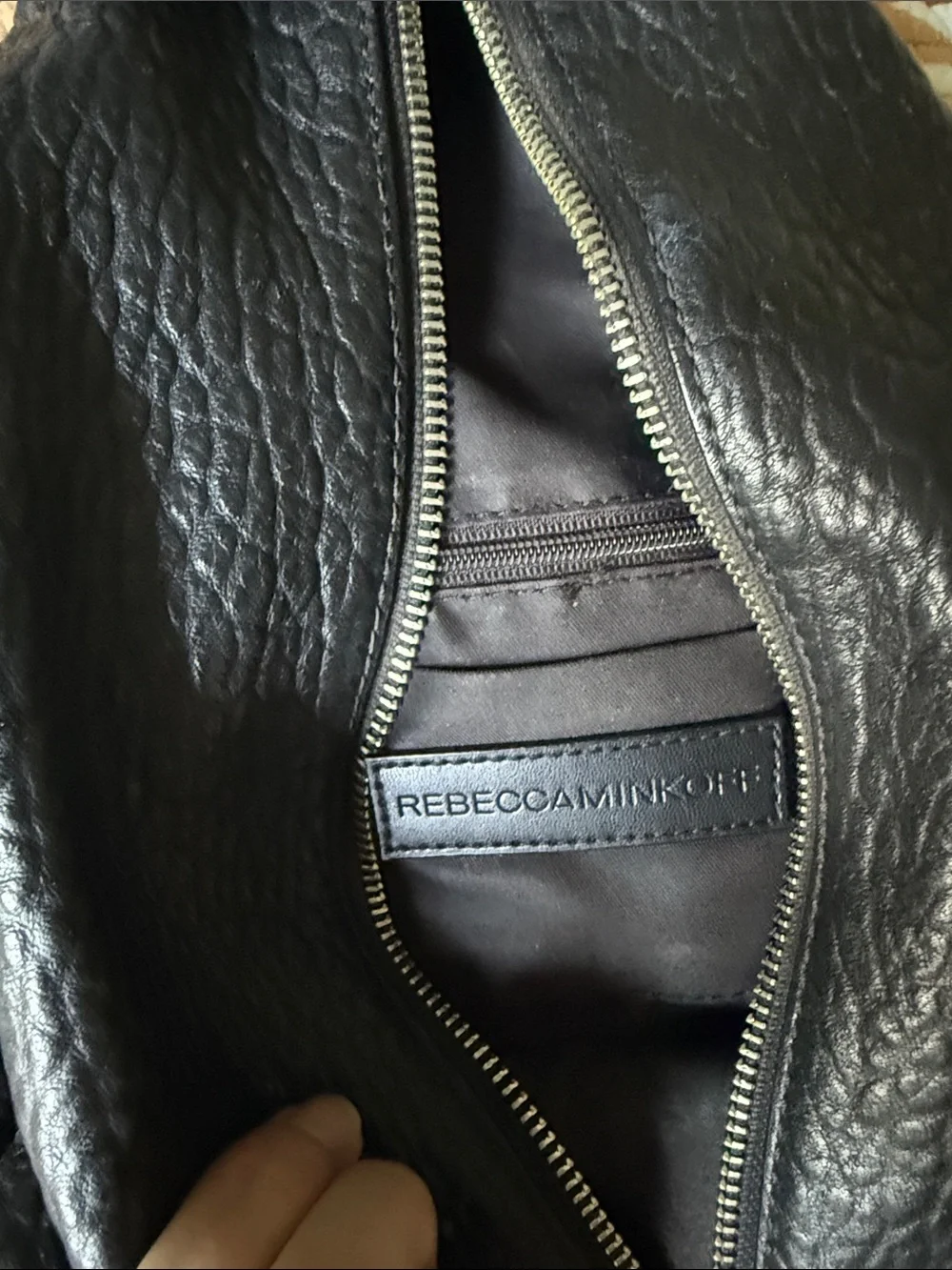 Rebecca Minkoff Black Leather Julian’s backpack